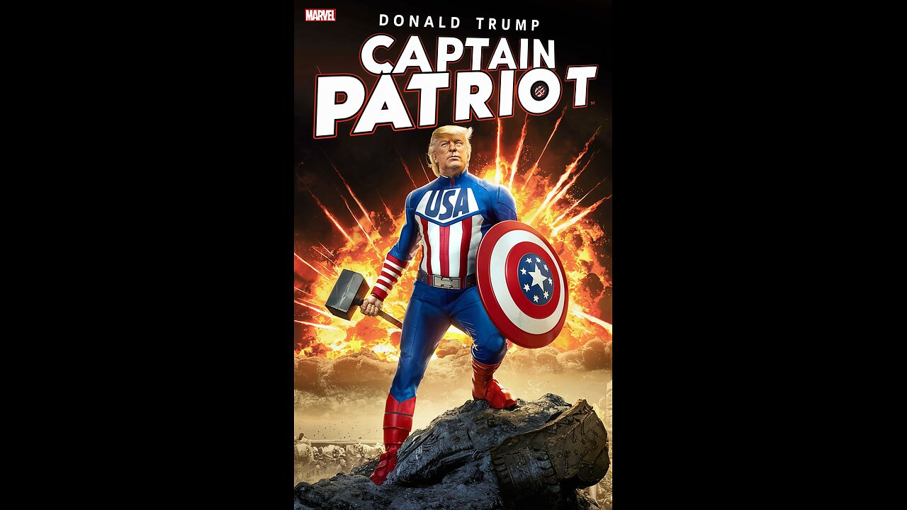 Introducing Captain Patriot: Donald Trump's Superhero Alter Ego! #maga #comedy #comic #donaldtrump