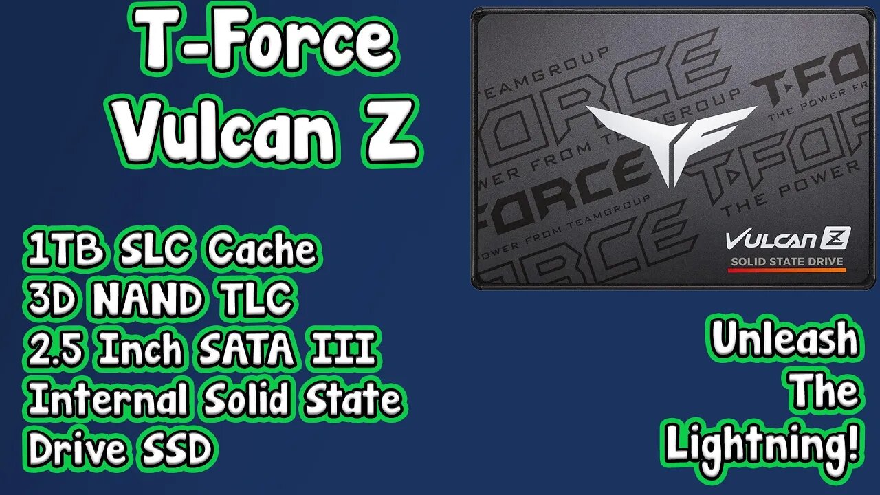 Unleash Lightning-Fast Speeds with the T Force Vulcan Z 1 TB Internal 2.5" SSD: A Unboxing!