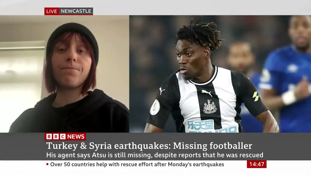 Christian Atsu’s wife to the BBC: "I still pray and believe he's alive