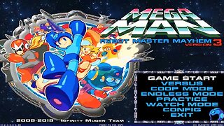 Mega Man Robo Master Mayhem Skull Man Vs Chill Pinguin