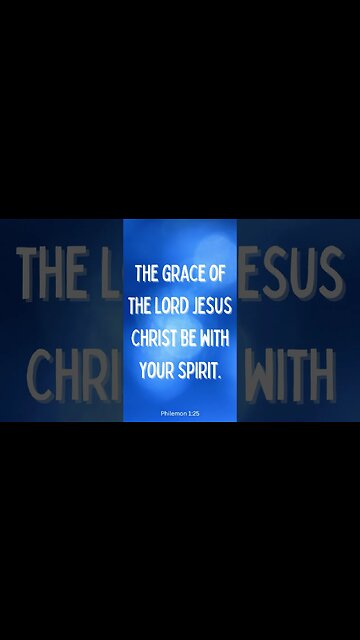 Philemon 1:25 #shorts