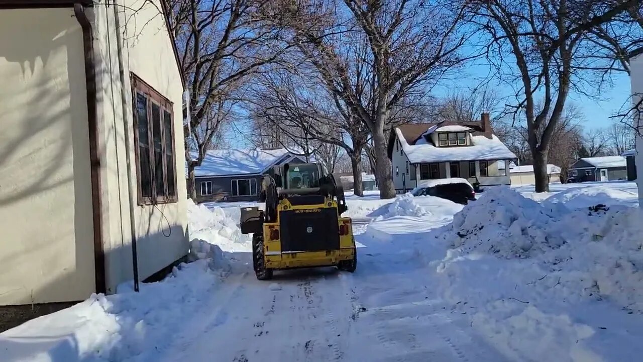 Moving Snow at Mom's