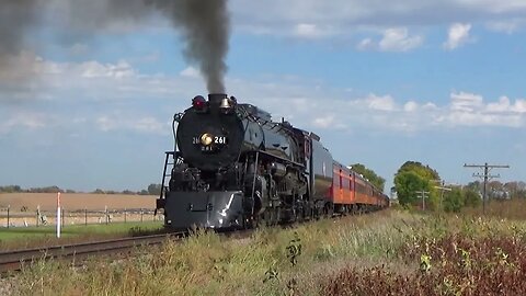 Milwaukee Road 261 run-by at Bongards, MN #steelhighway