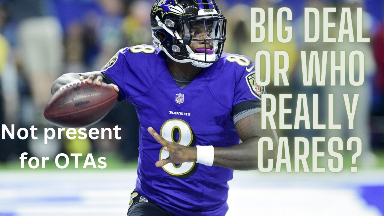 Lamar Jackson not attending OTAs, is it big deal? Plus Plaxico Burress comments on the two-time MVP