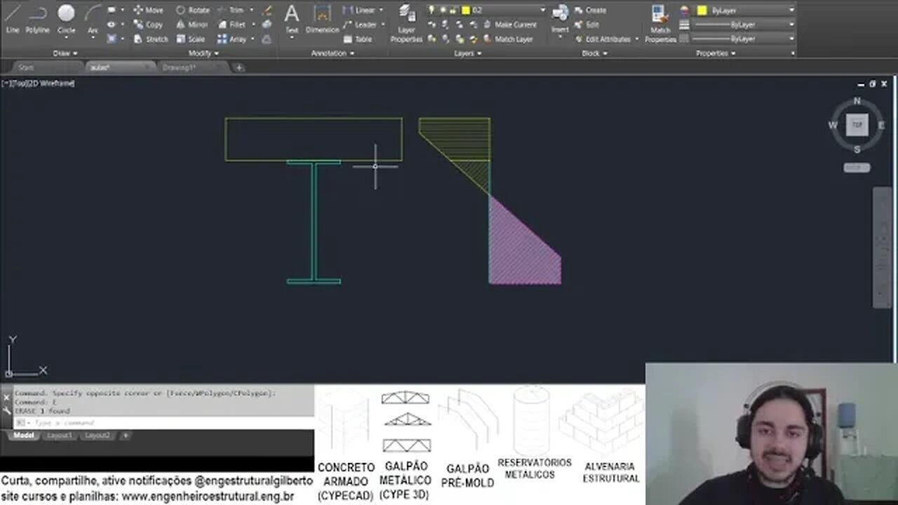 Como vigas mistas funcionam Eng Estrutural