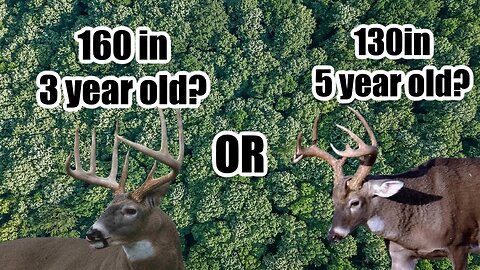 160in 3-year-old or 130in 5-year-old buck?