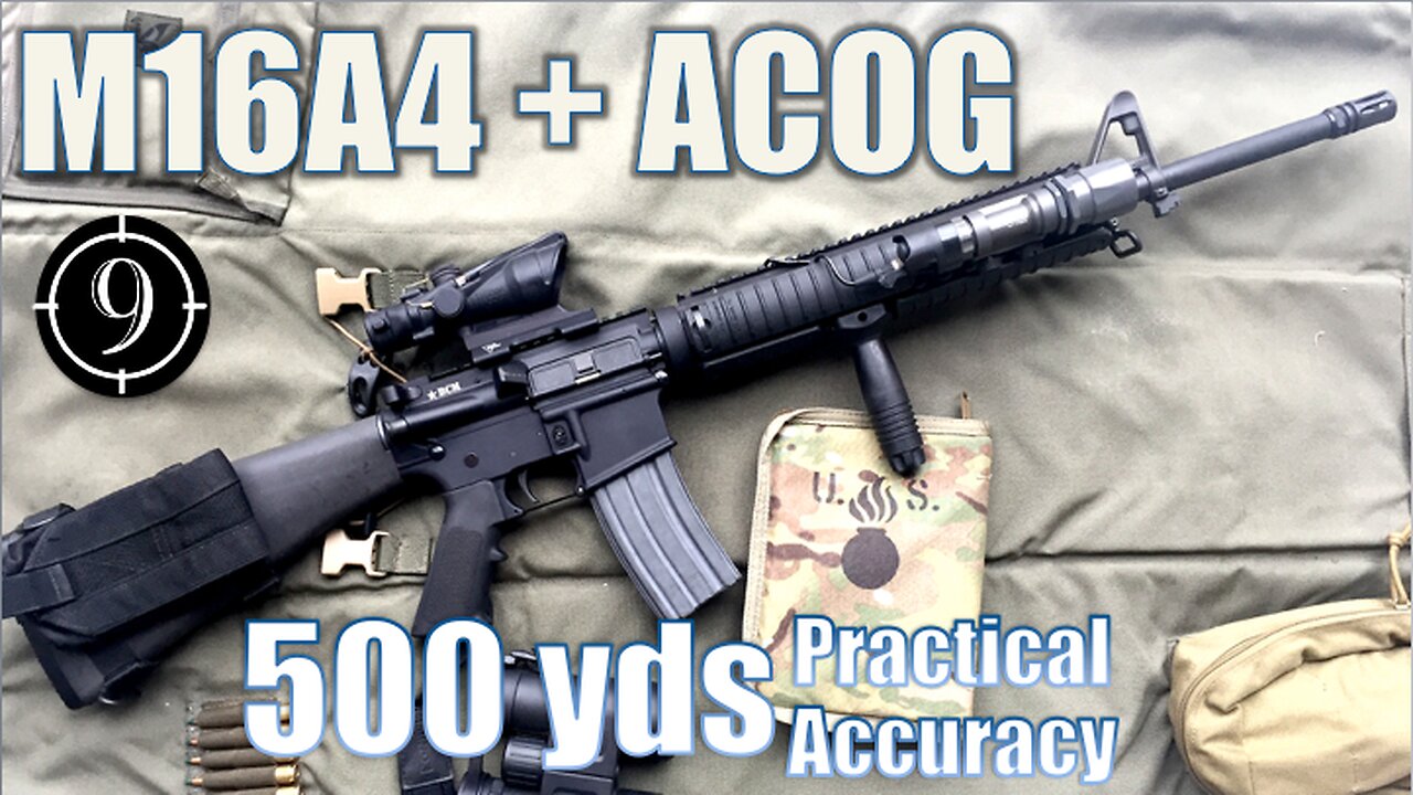 M16A4 + ACOG to 500yds: Practical Accuracy (BCM upper)