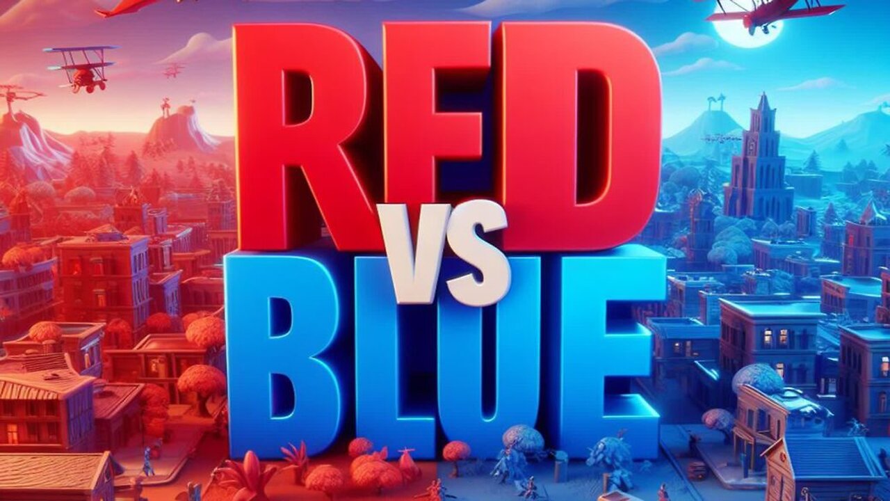 Having fun in fortnite crazy red vs blue