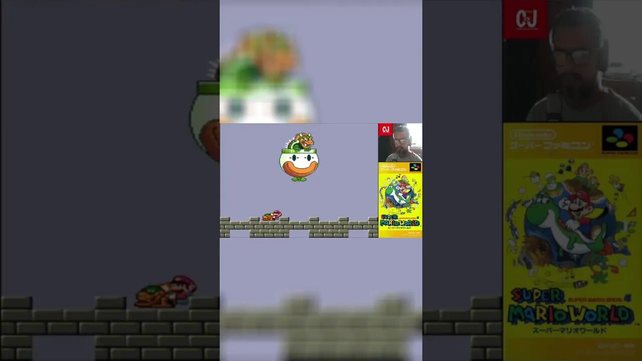 #Parte2 - Desafiando o Bowser em Super Mario World (SNES) #Shorts