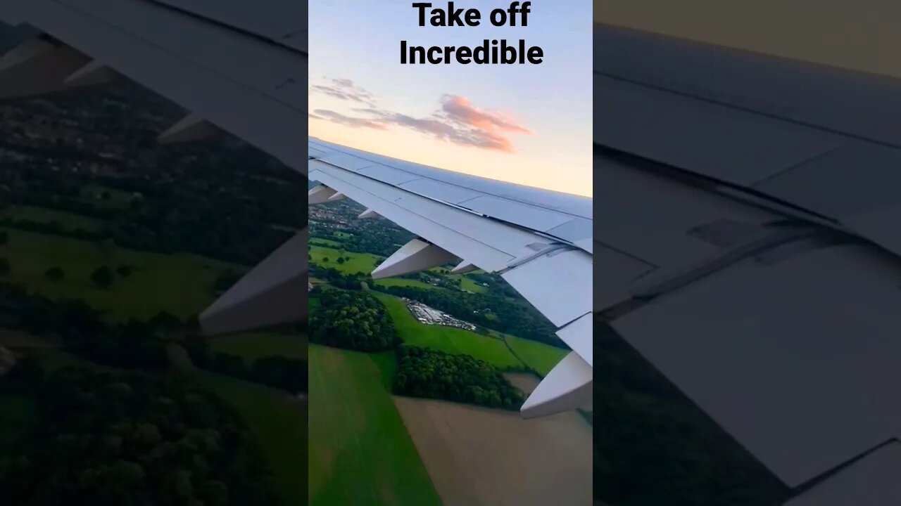 incredible sunset takeoff #shorts #takeoff #plane #flying #travel #views #sunset #omg #beautiful