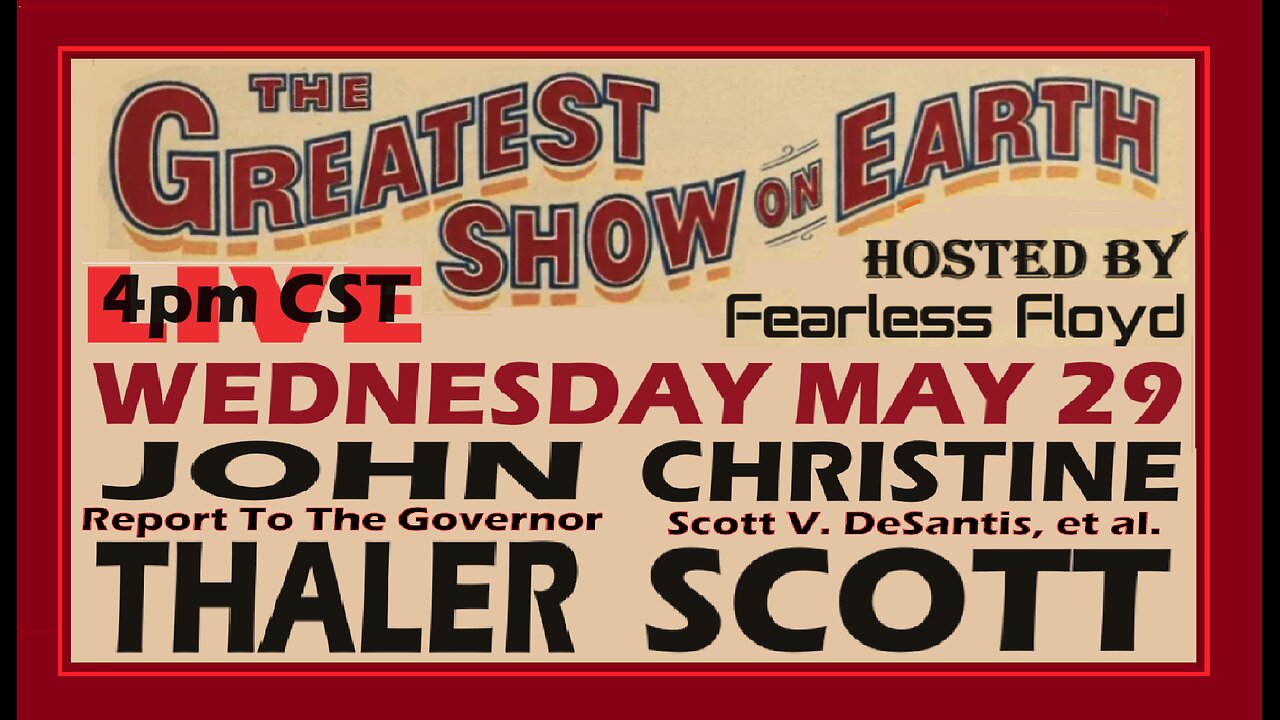 THALER & SCOTT: The Greatest Show on Earth - ELECTION FRAUD