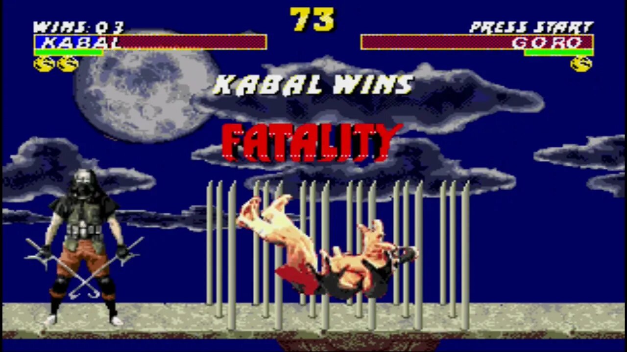 Ultimate Mortal Kombat Trilogy (Genesis) - Kabal - Hardest - No Continues