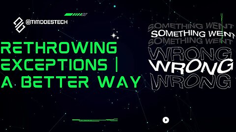 Are you rethrowing your exceptions correctly in C#? | Result Object a better way | .NET