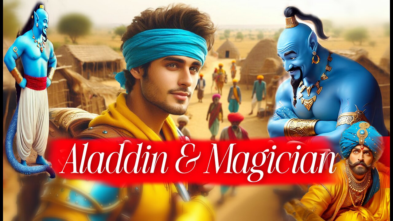 Aladdin`s Lamp Story In english | Story Of Aladdin | Majic Wand | Aladdin