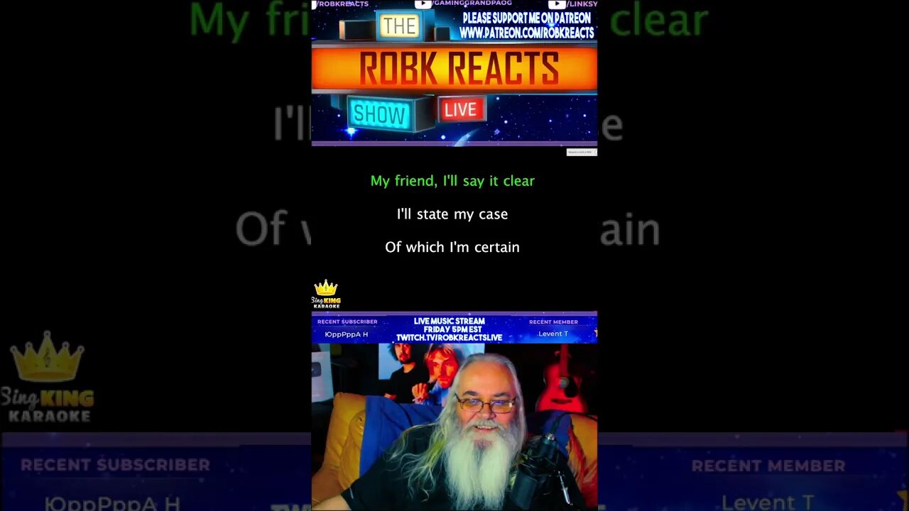 Robk Reacts Takes the Stage with "I Did It My Way" Sinatra Karaoke