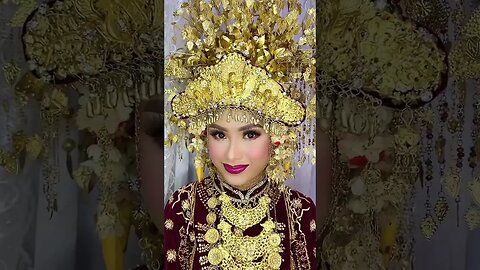 CANTIK sekali ! PENGANTIN PAKAIAN ADAT PALEMBANG SUMATERA SELATAN INDONESIA #shorts #short