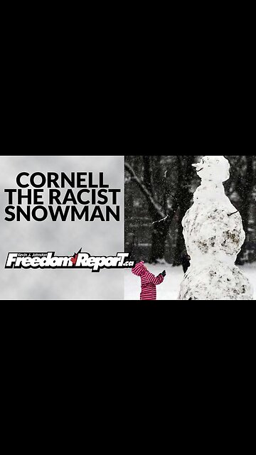 CORNELL THE RACIST SNOWMAN - ANOTHER ATTACK ON WHITE CHILDREN BY KEVIN J. JOHNSTON