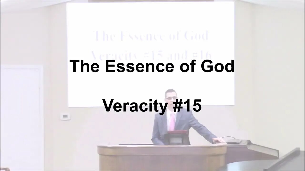 1/29/2023 - The Essence of God - Veracity #15