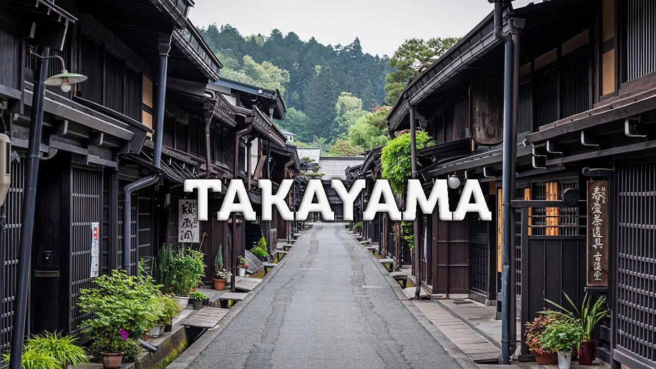 Traditional Japanese Mountain Town - Walk through Takayama, Gifu