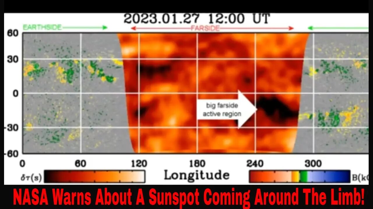 NASA Warns About A Sunspot Coming Around The Limb!