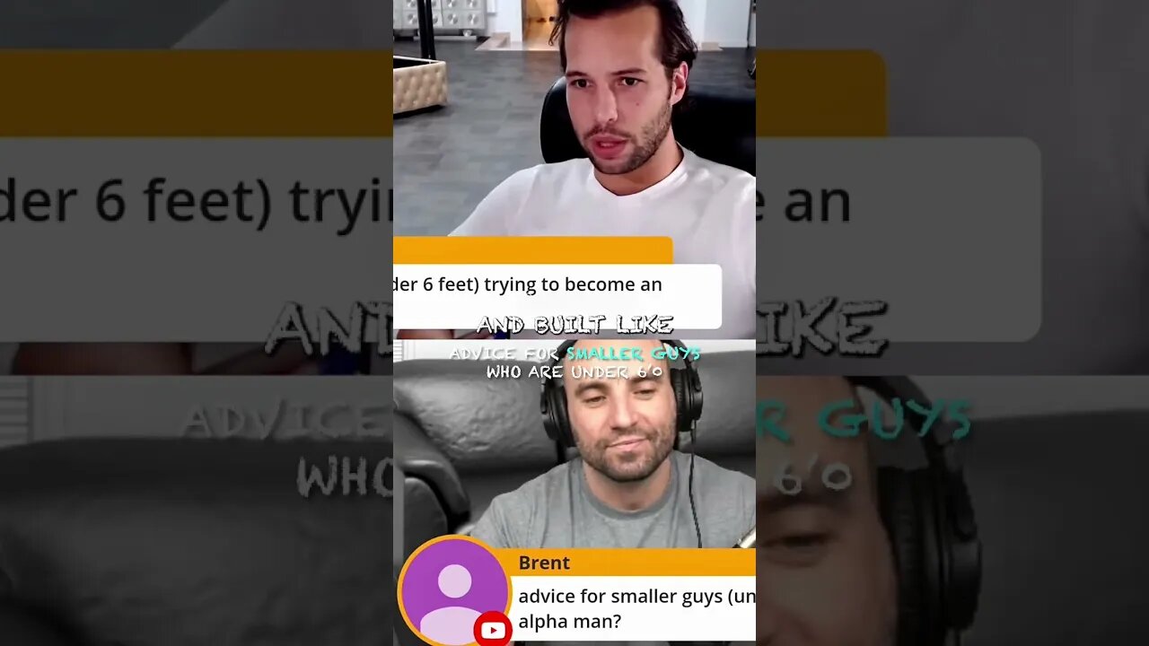 Tristan Tate Advice For Smaller Guys Who Are Under 6’0 Tall #Shorts