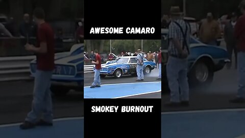 One Wild Camaro Smoke Show Burnout! #shorts