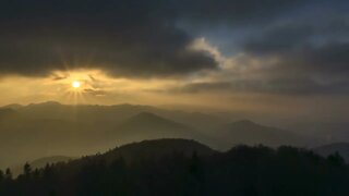 Free Sunset Over Landscape Time Lapse Video