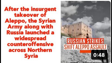 Syrian Army along with Russia launched a widespread counteroffensive