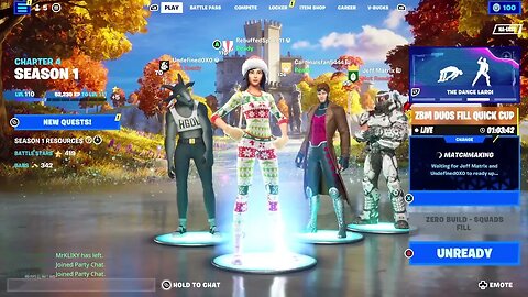 Fortnite with friends trying out discord