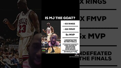 Is MJ the goat ? #basketball #nba #sports #fypシ #tiktok