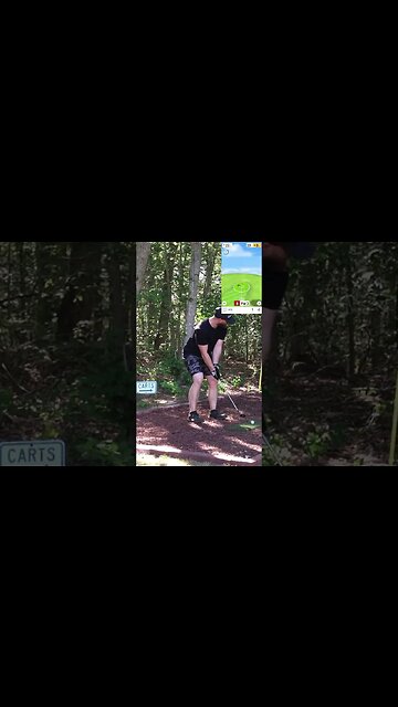 Mussleburgh Old Course - Hole 8 #Shorts #Golf #GarminR10 #Golfing #Golfer #SimGolf #YoutubeShorts