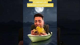 CEL MAI FERICIT SUNT CAND MANANC BURGER OGURITA MICA #oguritamica #mancaciosul #mancare