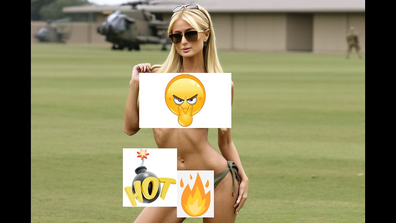 Paris Hilton as Army girl Ai generated