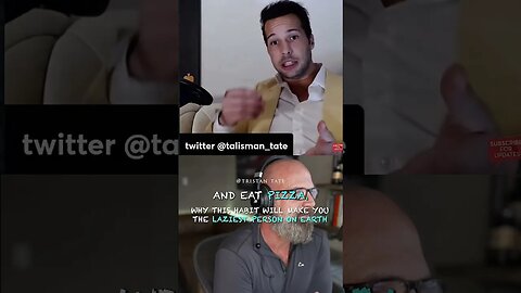 Tristan Tate Why This Habit Will Make You The Laziest Person On Earth #Shorts