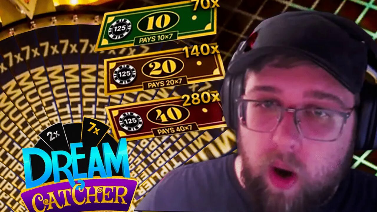 INSANE 7X MULTIPLIER ON DREAM CATCHER LIVE GAME SHOW!