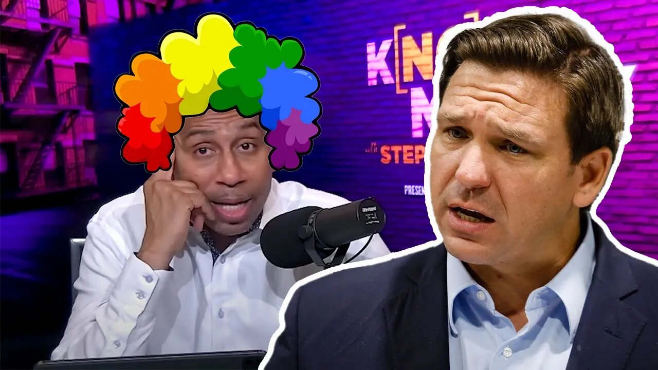 Stephen A Smith LOSES IT on Ron DeSantis BANNING Woke AP Black History Course! Black People WAKE UP!