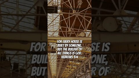 . ‭‭Hebrews‬ ‭3:4‬ #God #Lord #Jesus #christian