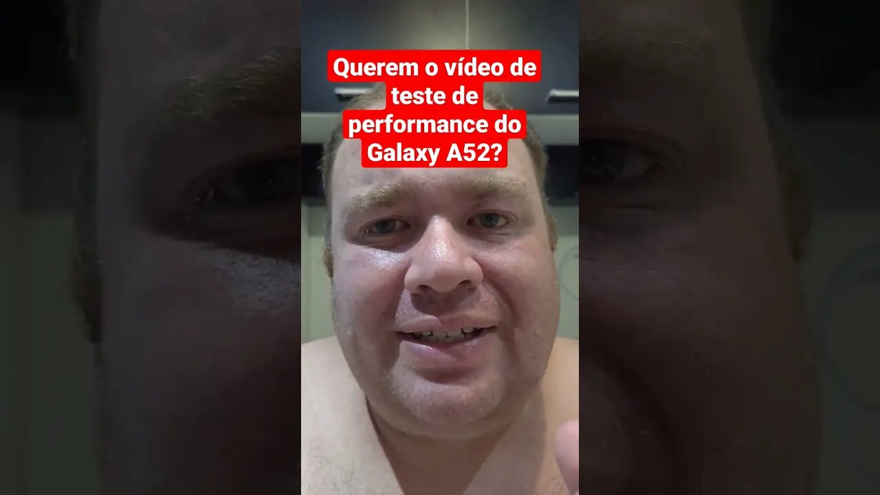 Vão querer o vídeo de teste de performance no Antutu do Galaxy A52? #galaxya52 #antutu