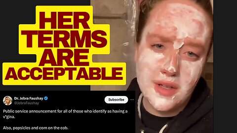 Leftist Woman's Terms Are Acceptable