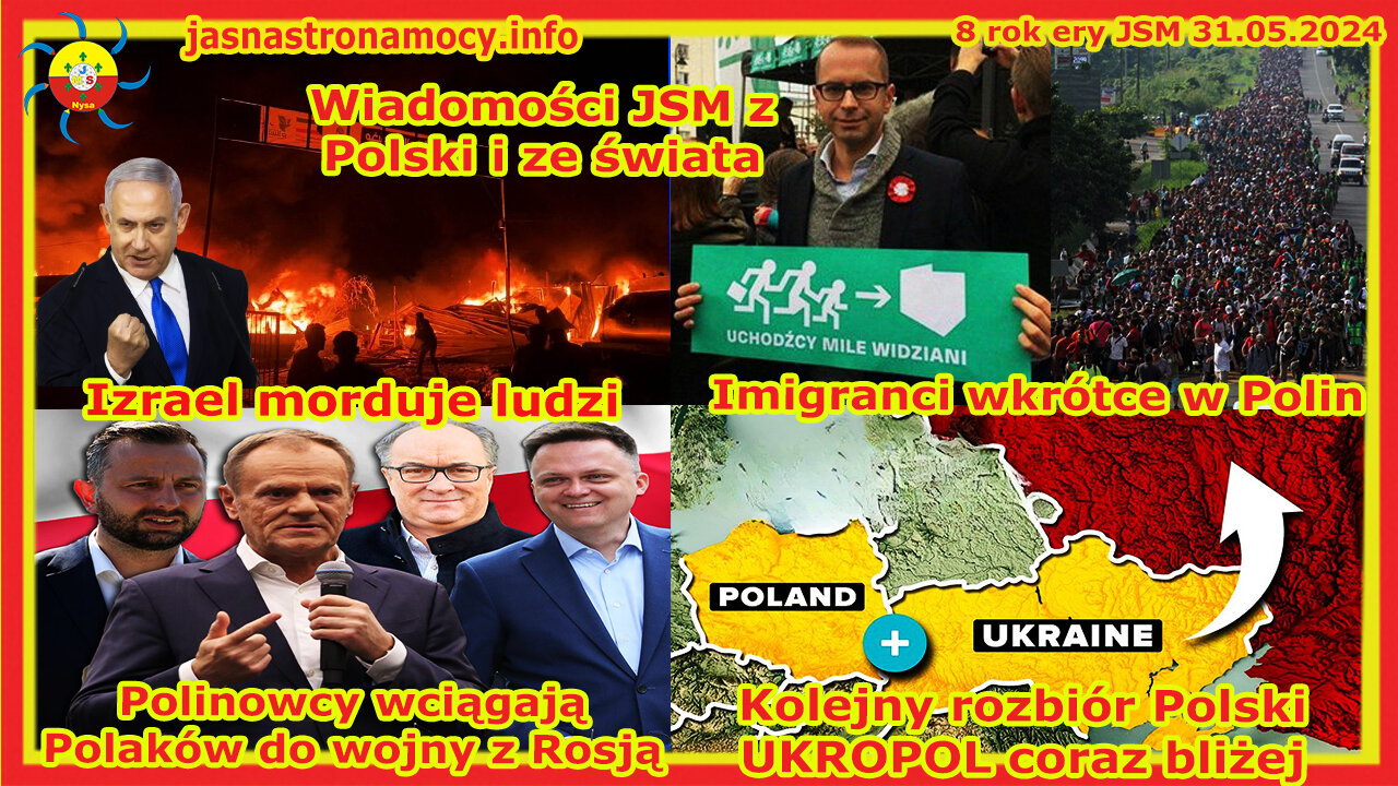 Wiadomości JSM Izrael atakuje Imigranci wkrótce w Polin Kolejny rozbiór Polski UKROPOL