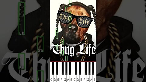 Thug Life Meme Sound Effect - Octave Piano Tutorial