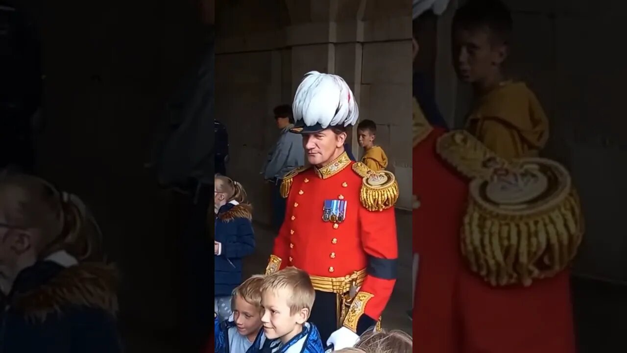 One the Queen's Guards that stood by her coffin #horseguardsparade