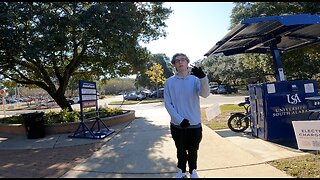 University of South Alabama: A Fairly Quiet Day Of Preaching the Gospel, Encouraging A Sincere Christian And Speaking with A Professing Christian, Warning the Students About the Antichrist Donald Trump and The Approaching 7 Year Tribulation