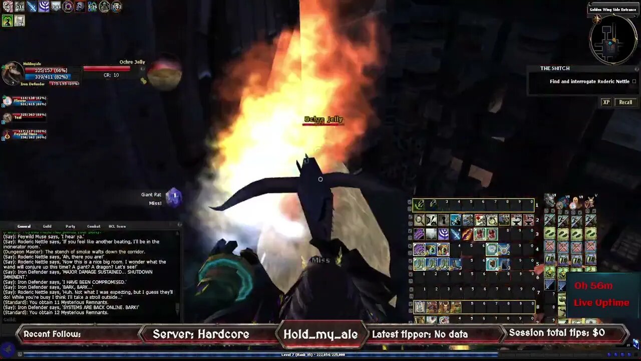 Highlight Death Snitch Lets Play DDO HC S7 wHold My Ale 01 30 2023