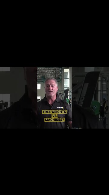 Are Free Weights Better Than Machines? #buildmuscle #exercise #liftweights