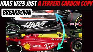 Haas VF23 just a Ferrari F1-75 carbon copy | Breakdown