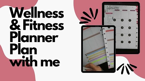 Fitness and Wellness Planner - Plan with me