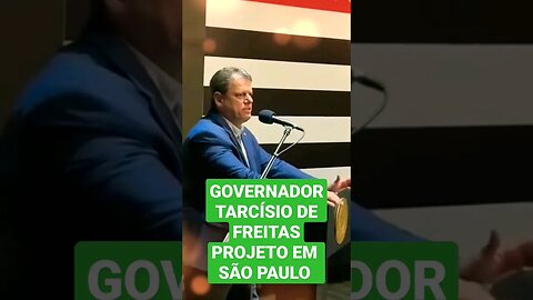 GOVERNADOR TARCÍSIO DE FREITAS PROJETO EM SÃO PAULO ✨🙌✨ #shorts
