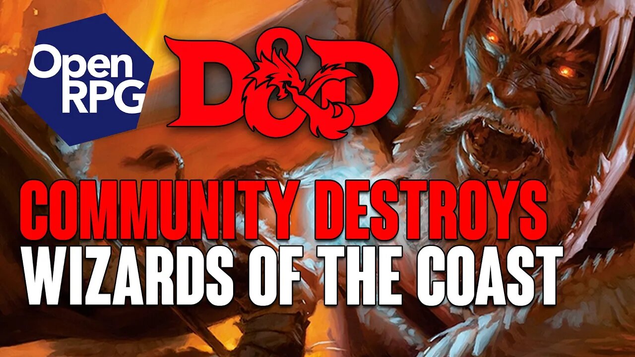 D&D Community DESTROYS Wizards of the Coast Over OGL News! HILARIOUSLY This HAPPENS!