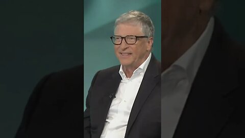 Bill Gates gets dragged on live TV. The body language...